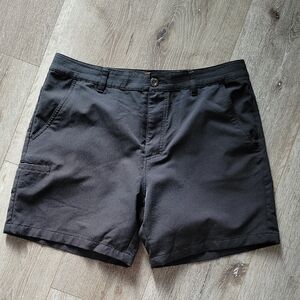 Chase 54 Golf Performance Black Flat Front Buttoned Zippered Shorts